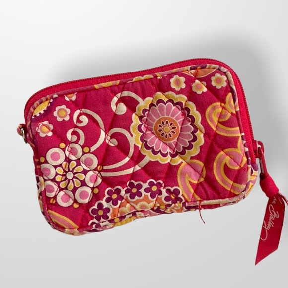 Vera Bradley Pink & Orange Coin Purse - Picture 2 of 5